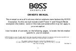 Предварительный просмотр 1 страницы Boss Snowplow MSC08042C Owner'S Manual