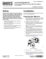 Boss Snowplow MSC13950 Installation Instructions Manual preview