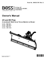 Boss Snowplow MSC13960 Owner'S Manual preview