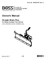 Boss Snowplow MSC23000 Owner'S Manual preview