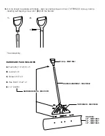 Preview for 2 page of Boss Snowplow THE SNOW PLOW SNOW PUSHER Assembly Instructions