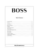 Preview for 2 page of Boss 950 User Manual