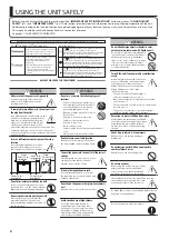 Preview for 2 page of Boss Acoustic Singer Live ACS-LIVE Owner'S Manual