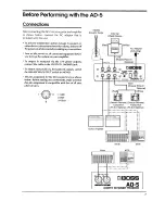 Предварительный просмотр 7 страницы Boss AD-5 Owner'S Manual