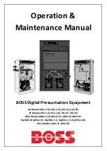 Boss AX1-2.5E Operation & Maintenance Manual preview