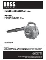 Предварительный просмотр 1 страницы Boss BPTEB260 Instruction Manual