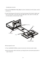 Предварительный просмотр 8 страницы Boss BV10.1B User Manual