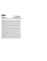 Boss BV8962 User Manual preview