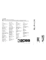 Предварительный просмотр 16 страницы Boss BX-16 Owner'S Manual