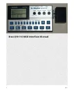 Boss Dr. Rhythm DR-100 User Manual предпросмотр