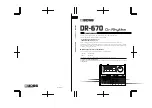 Boss Dr. Rhythm DR-670 Owner'S Manual preview