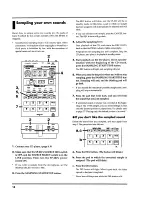 Предварительный просмотр 14 страницы Boss Dr.Sample SP-202 Owner'S Manual