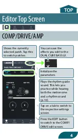 Предварительный просмотр 4 страницы Boss DUAL CUBE LX Manual