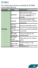 Предварительный просмотр 29 страницы Boss DUAL CUBE LX Manual