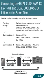 Предварительный просмотр 61 страницы Boss DUAL CUBE LX Manual