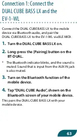 Предварительный просмотр 63 страницы Boss DUAL CUBE LX Manual