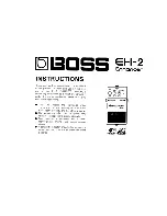 Boss EH-2 Enchancer Instructions preview