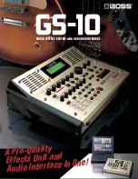 Предварительный просмотр 1 страницы Boss GS-10 Brochure & Specs