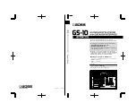 Boss GS-10 Owner'S Manual preview