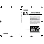 Preview for 160 page of Boss JamStation JS-5 Owner'S Manual