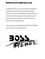 Предварительный просмотр 2 страницы Boss MC500 User Manual