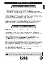 Preview for 4 page of Boss MC900B User Manual