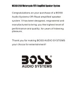 Preview for 2 page of Boss MCBK420B User Manual