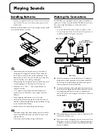 Предварительный просмотр 6 страницы Boss ME-50B Owner'S Manual