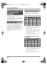 Preview for 12 page of Boss MICRO BR Owner'S Manual