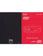 Предварительный просмотр 1 страницы Boss MP3-C400 Owner'S Manual