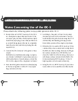 Предварительный просмотр 3 страницы Boss OC-3 Super Octave Owner'S Manual