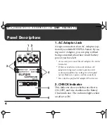 Предварительный просмотр 4 страницы Boss OC-3 Super Octave Owner'S Manual