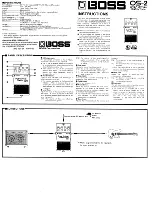 Preview for 1 page of Boss OS-2 Instructions