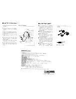 Предварительный просмотр 5 страницы Boss Parametric Equalizer PQ-4 Instructions Manual