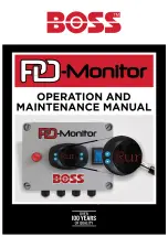 Boss PD-Monitor Operation & Maintenance Manual предпросмотр