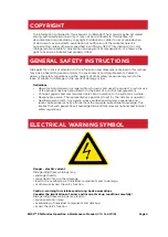 Предварительный просмотр 4 страницы Boss PD-Monitor Operation & Maintenance Manual