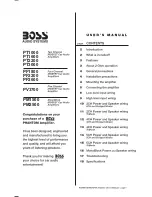 Boss PF1800 User Manual preview