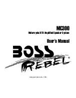 Preview for 2 page of Boss Rebel MC300 User Manual