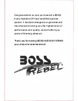 Предварительный просмотр 2 страницы Boss Rebel Power Sports MC650B User Manual