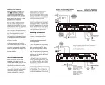 Предварительный просмотр 5 страницы Boss RGT600 User Manual