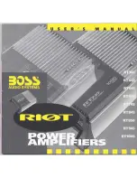 Boss RIOT RT1045 User Manual предпросмотр