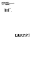 Предварительный просмотр 12 страницы Boss RV-3 Owner'S Manual