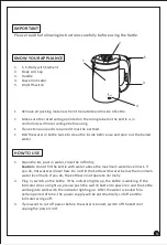 Preview for 3 page of Boss Steamy Kettle Instruction Manual