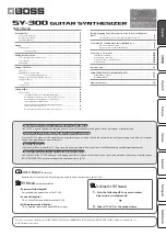 Boss SY-300 Owner'S Manual And Warranty Information preview