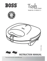 Boss Tosh B-509 Instruction Manual preview