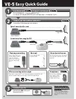 Preview for 4 page of Boss VE-5 Owner'S Manual