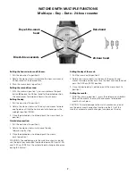 Preview for 7 page of Boss Watches Care And Maintenance, Operating Instructions Warranty And Service Manual