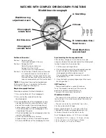 Предварительный просмотр 16 страницы Boss Watches Care And Maintenance, Operating Instructions Warranty And Service Manual