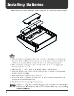 Предварительный просмотр 2 страницы Boss WP-20G Owner'S Manual