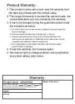 Предварительный просмотр 12 страницы bossauto 050970 Operation Instruction Manual